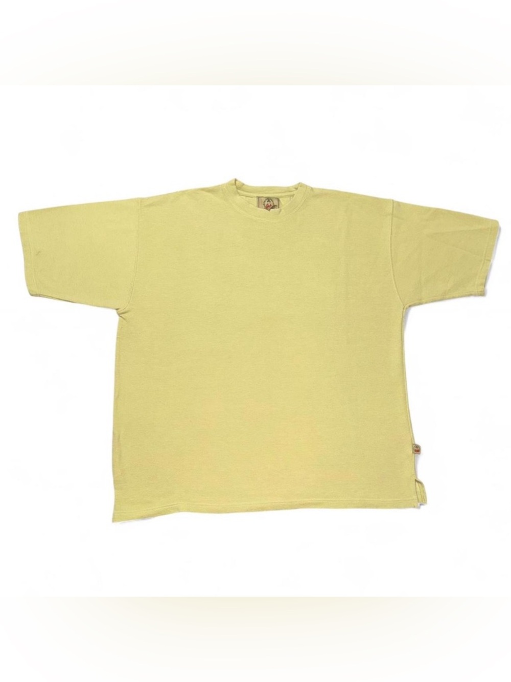 Men's Short Sleeve Crew Neck Tee - Pale Yellow